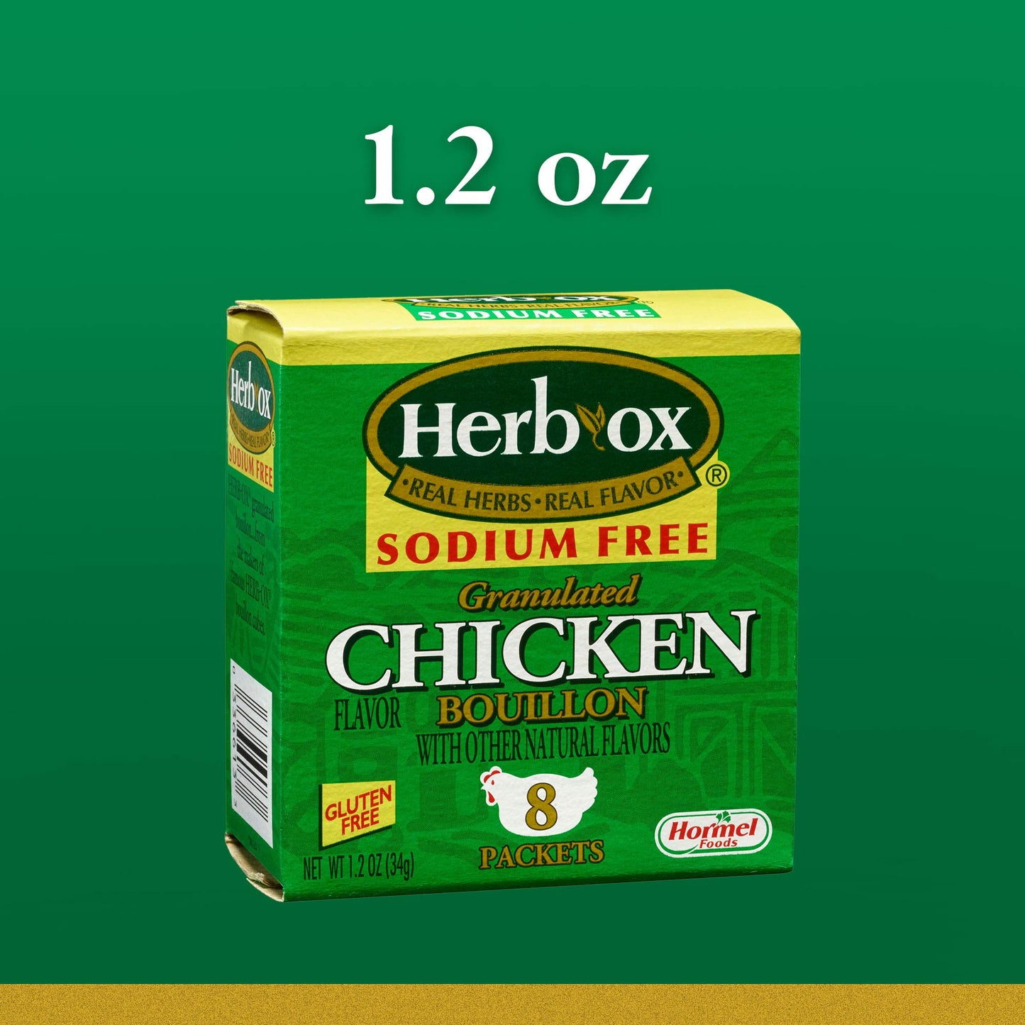 Herb-Ox Bouillon Packets Chicken Instant Broth & Seasoning 1.13 oz box