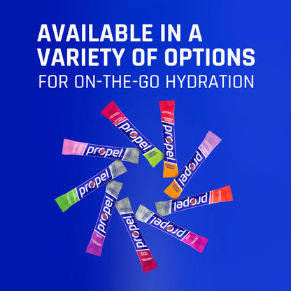 Propel Electrolyte Enhanced Water Drink Mix Powder Packets, Kiwi Strawberry, Zero Calorie & Zero Sugar Hydration with Electrolytes and Vitamins C & E (10 Packets)