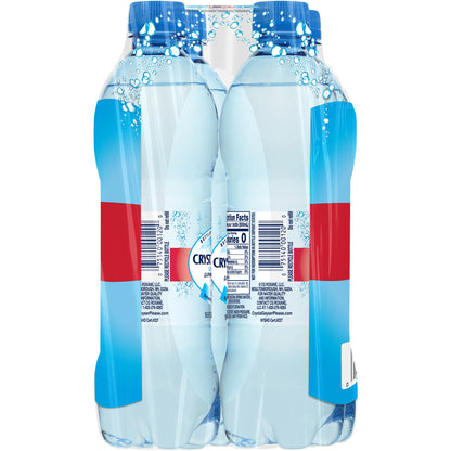 Crystal Geyser Sparkling Natural Alpine Spring Water, 6-Pack, 16.9oz Bottles, Zero Calories and No Sweeteners, Bottled at The Spring Source