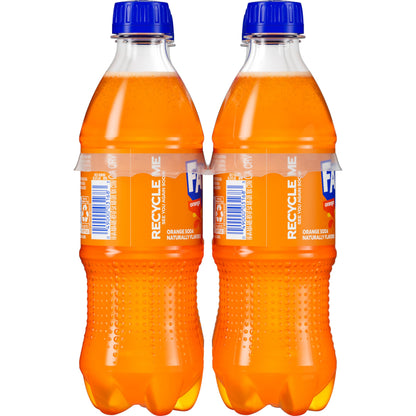 Fanta Orange Soda Soft Drink, 16.9 fl oz Bottles, 6 Pack