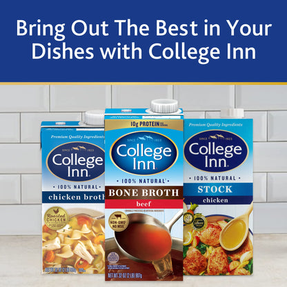 College Inn Chicken Stock, 32 Ounce (Pack of 2)