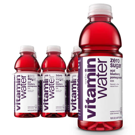 vitaminwater zero XXX, 16.9 fl oz, 6 Pack