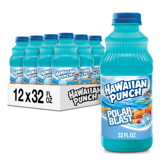 Hawaiian Punch Hawaiian Punch Polar Blast 32oz Bottle, 12 Pack