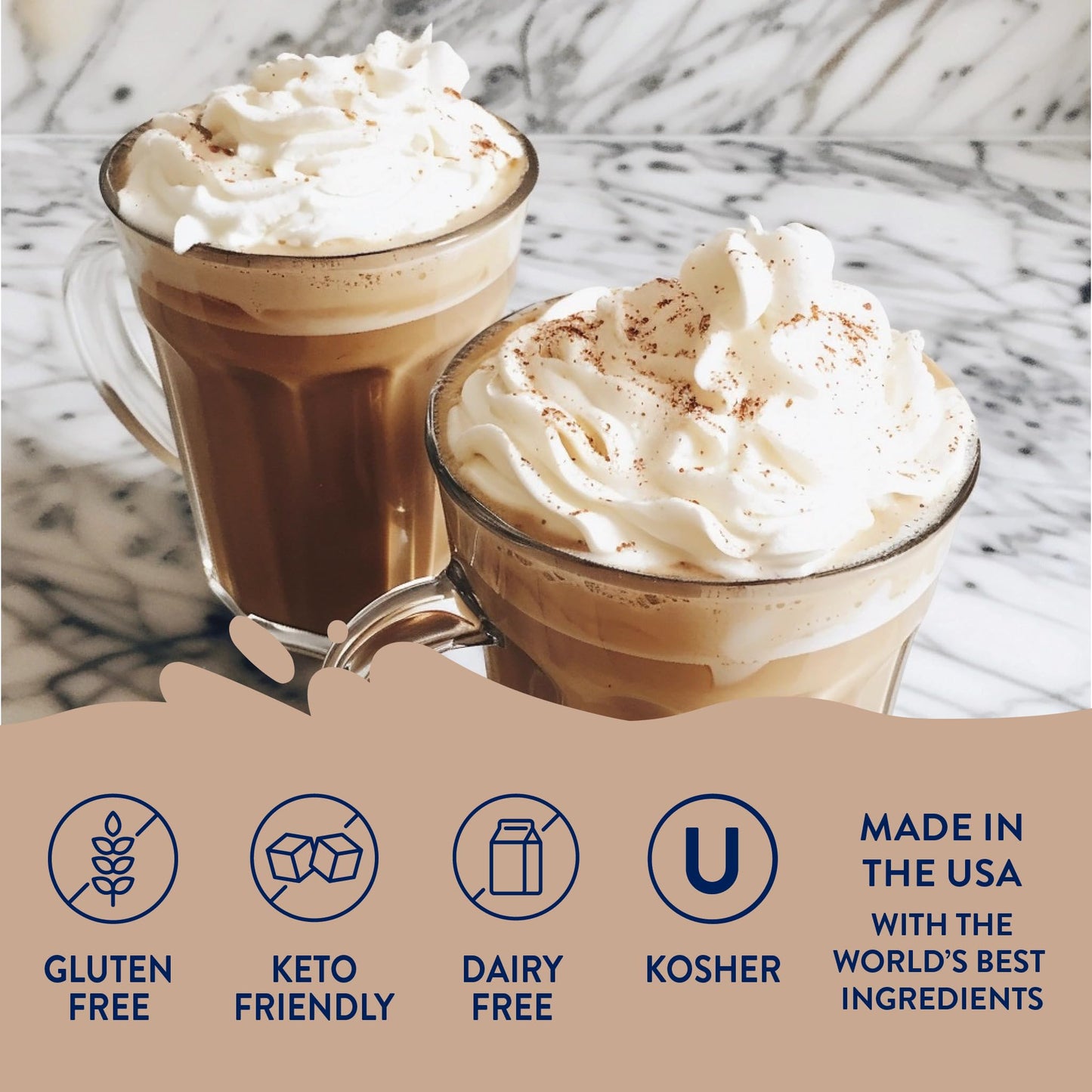 Jordan's Skinny Mixes Sugar Free Coffee Syrup, Vanilla Coffee Flavoring Syrup, Zero Calorie Drink Mix, Lattes, Baking, Protein Shake or Cocktail, Dairy & Gluten Free, Kosher, 25.4 Fl Oz
