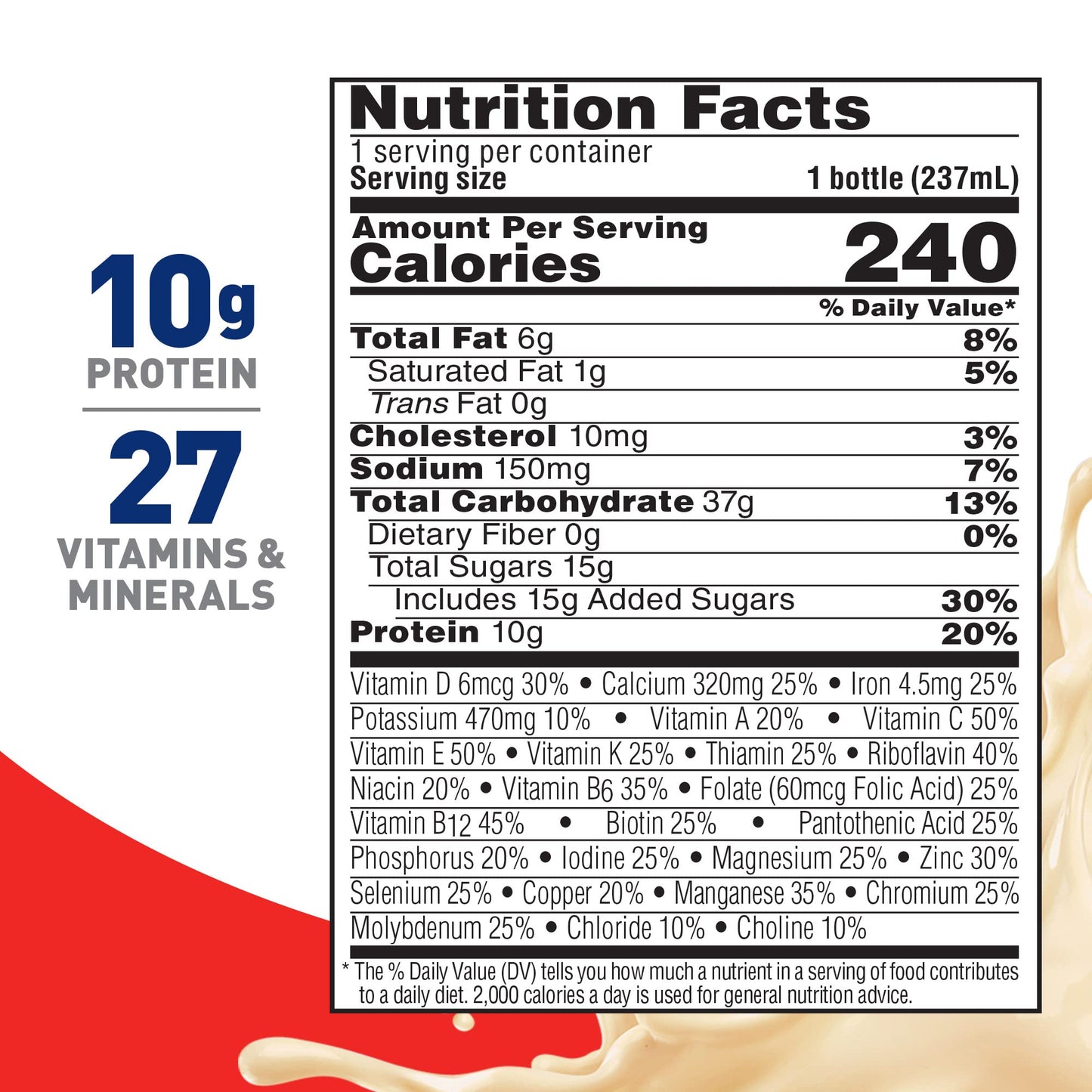 BOOST Original Ready to Drink Balanced Nutritional Drink, Very Vanilla, 8 FL OZ (Pack of 6)