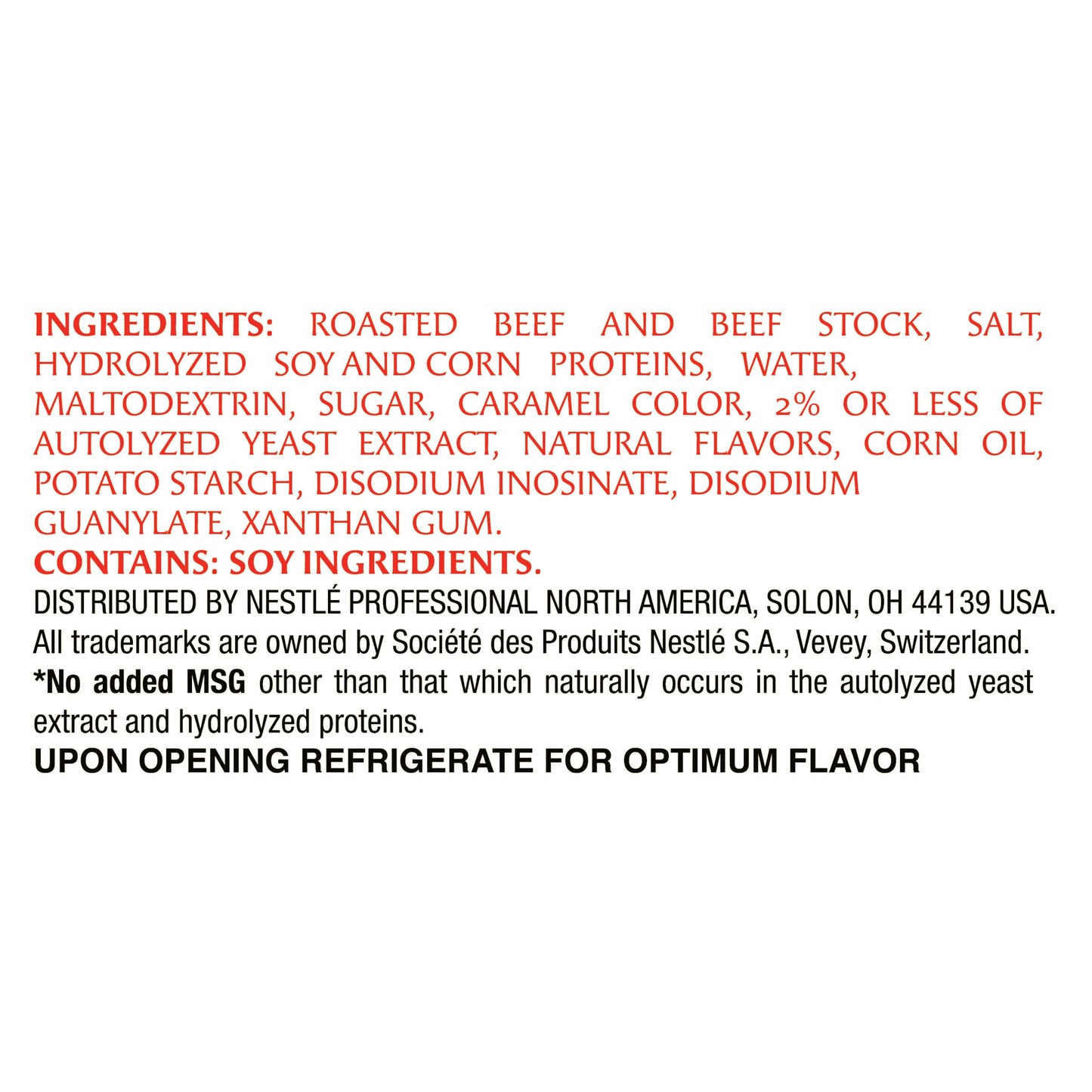 Maggi Beef Base, Stock and Bouillon, Gluten Free, No Added MSG, Bulk 1 lb Tub (Pack of 6)