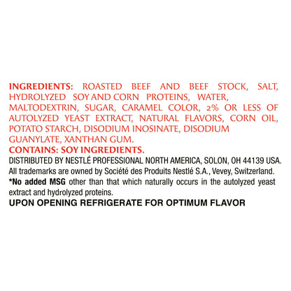 Maggi Beef Base, Stock and Bouillon, Gluten Free, No Added MSG, Bulk 1 lb Tub (Pack of 6)