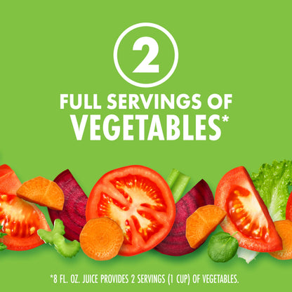 V8 Low Sodium Spicy Hot 100% Vegetable Juice, 46 fl oz Bottle (Pack of 6)