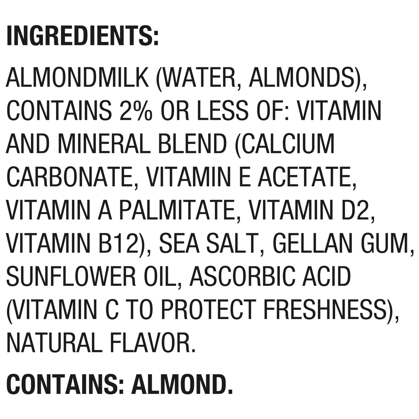 Silk Almond Milk, Unsweet, Dairy Free, Gluten Free, Seriously Creamy Vegan Milk with 50% More Calcium than Dairy Milk, 64 FL OZ Half Gallon