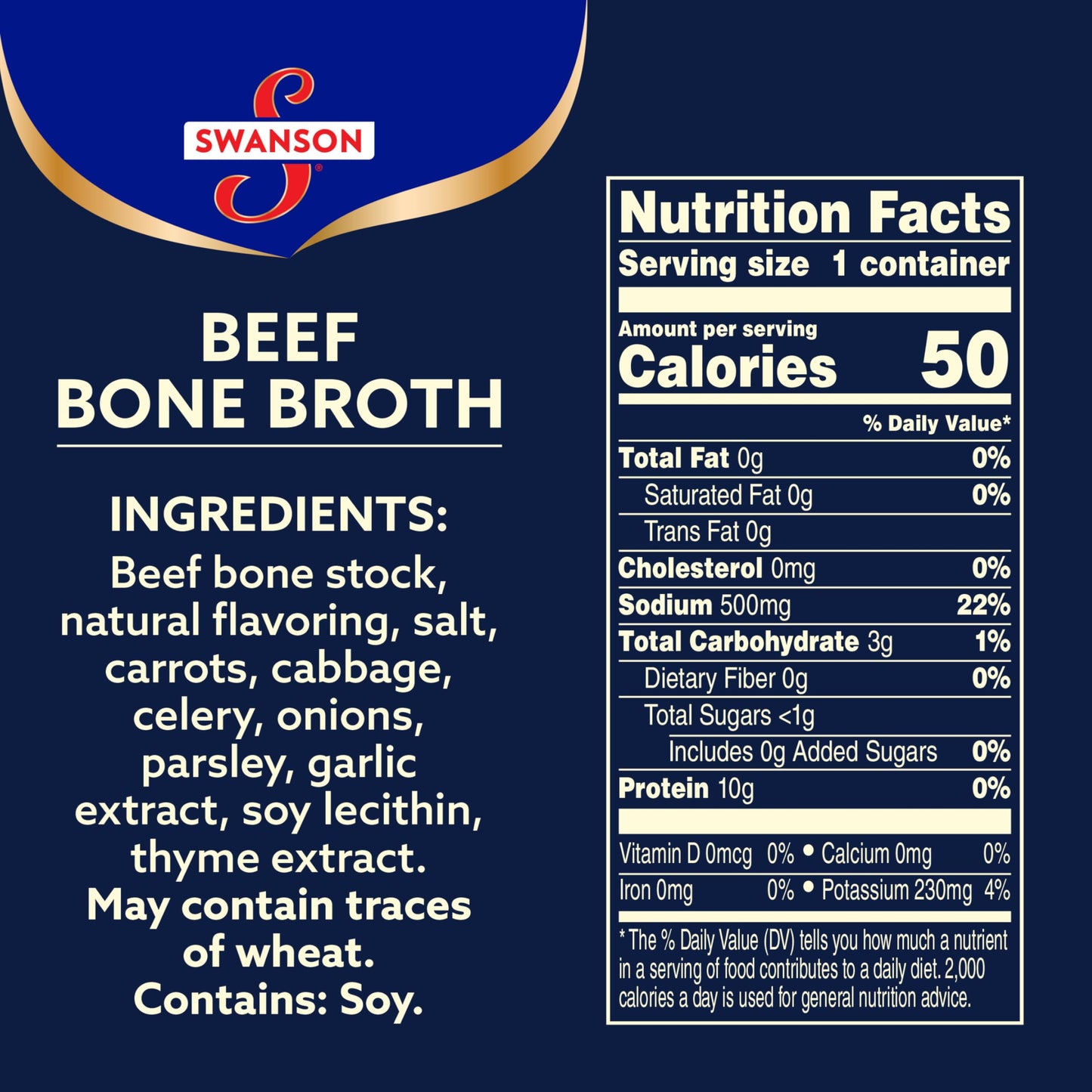 Swanson Sipping Beef Bone Broth, 10.75 oz Microwavable Cup (Pack of 3)