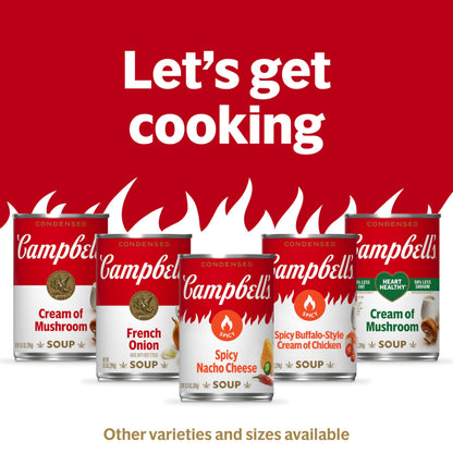 Campbell's Condensed Spicy Buffalo-Style Cream of Chicken Soup, 10.5 oz Can