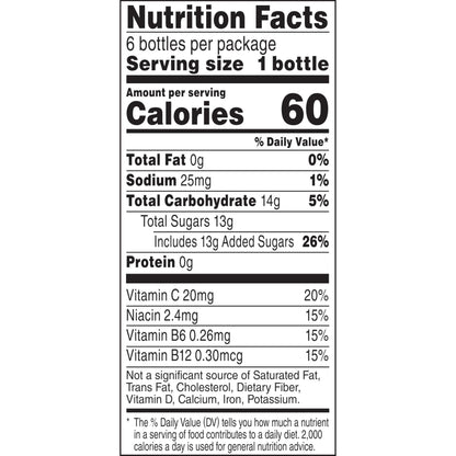 V8 Splash Mango Peach Flavored Beverage, 12 oz. (6 pack)