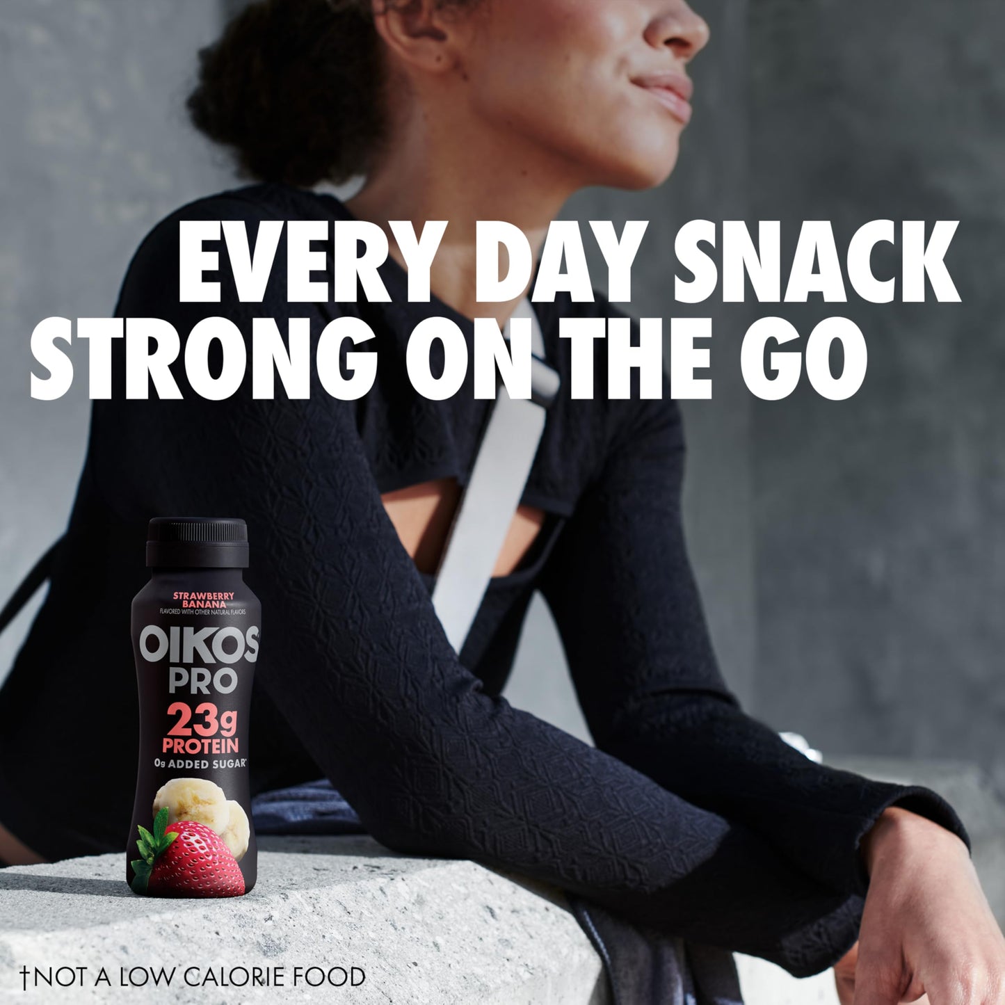 Oikos Pro Mango Pineapple Cultured Dairy Drink, 23 Grams of Protein, 0g Added Sugar, Just Delicious High Protein Snacks, 7 FL OZ Bottle
