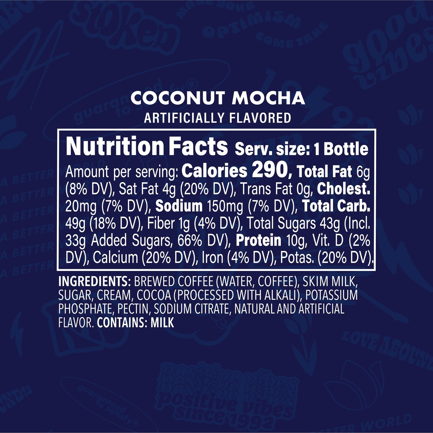 Dutch Bros® Coconut Mocha Iced Latte inspired by Cocomo®, 12-13.7 Fl Oz Bottles