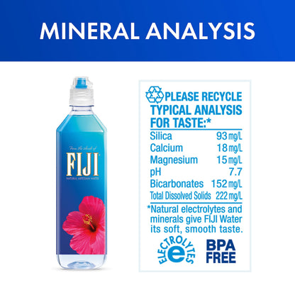 FIJI Natural Artesian Water, 23.7 Fl Ounce Bottle (Single)