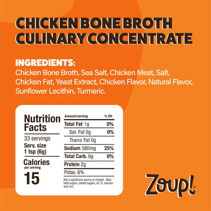 Zoup! Chicken Bone Broth Culinary Concentrate, 1 Pack, 7 Oz
