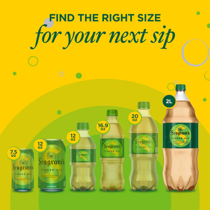 Seagram's Ginger Ale, 2 Liter