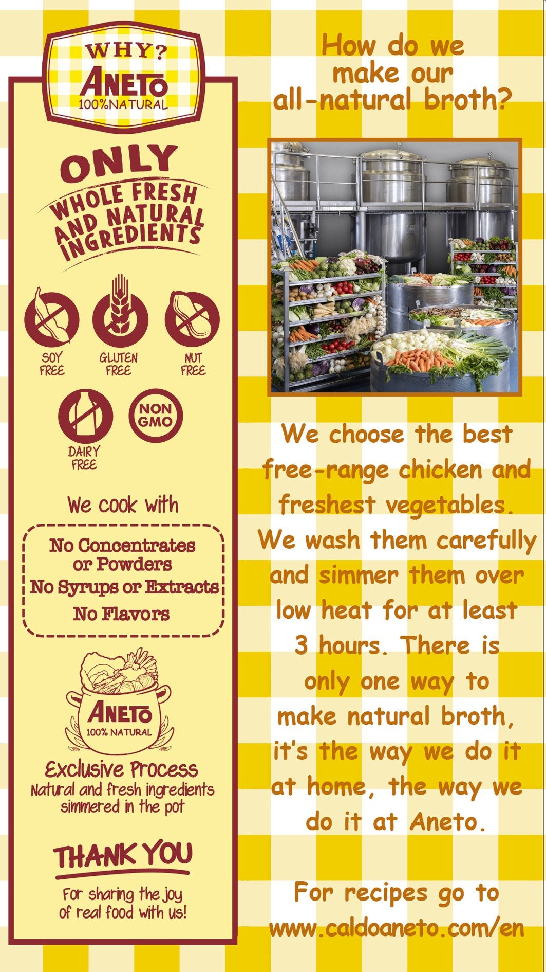 Aneto 100% Natural Chicken Broth, 33.83 Ounce (1 Pack)