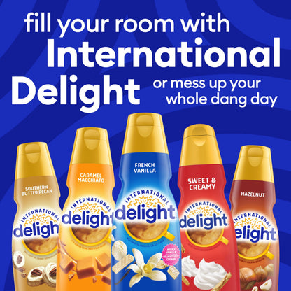 International Delight Coffee Creamer, Caramel Macchiato, Refrigerated Flavored Creamer, 32 FL OZ Bottle