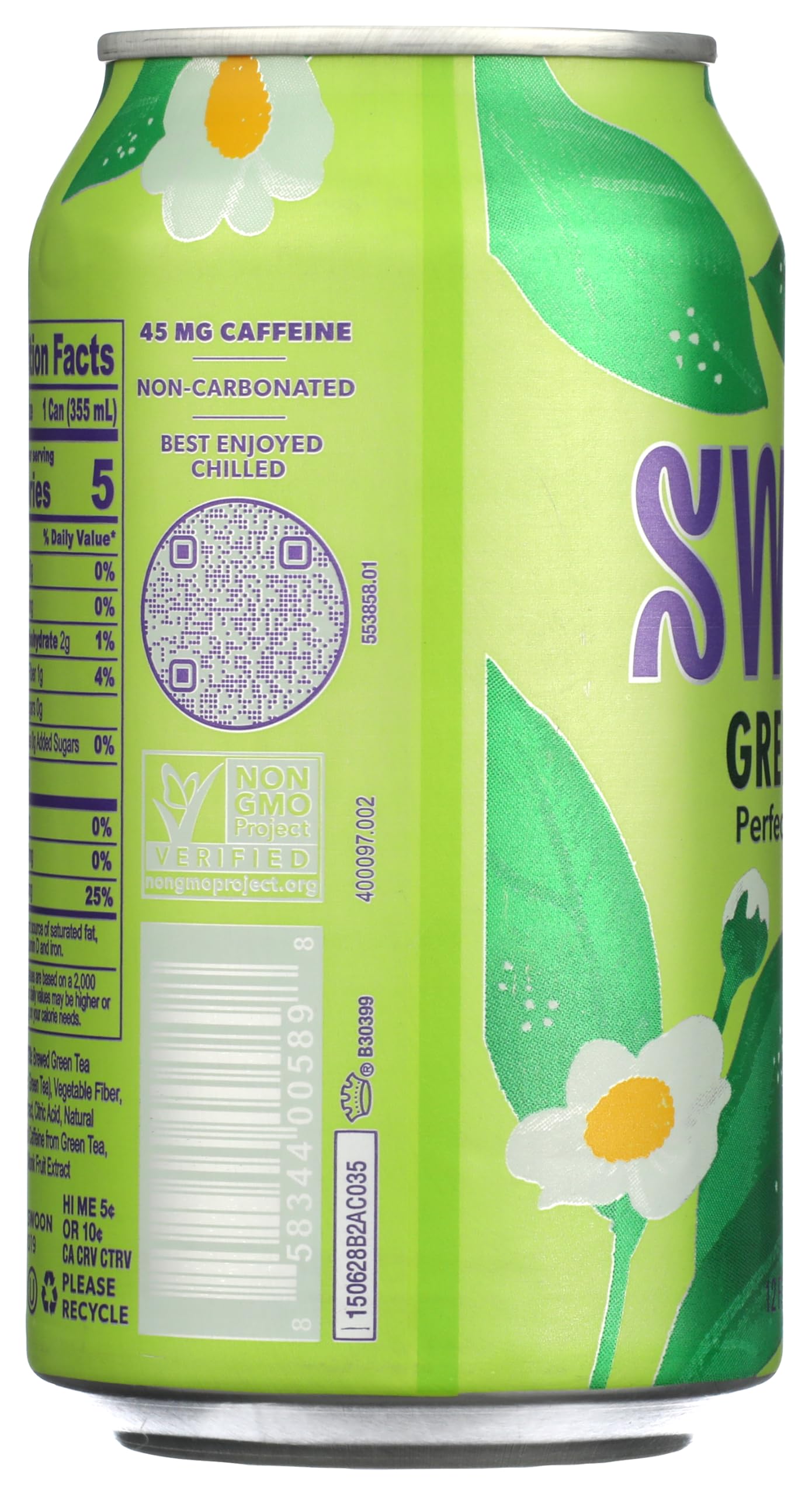 Swoon Green Tea, 12 Fl Oz