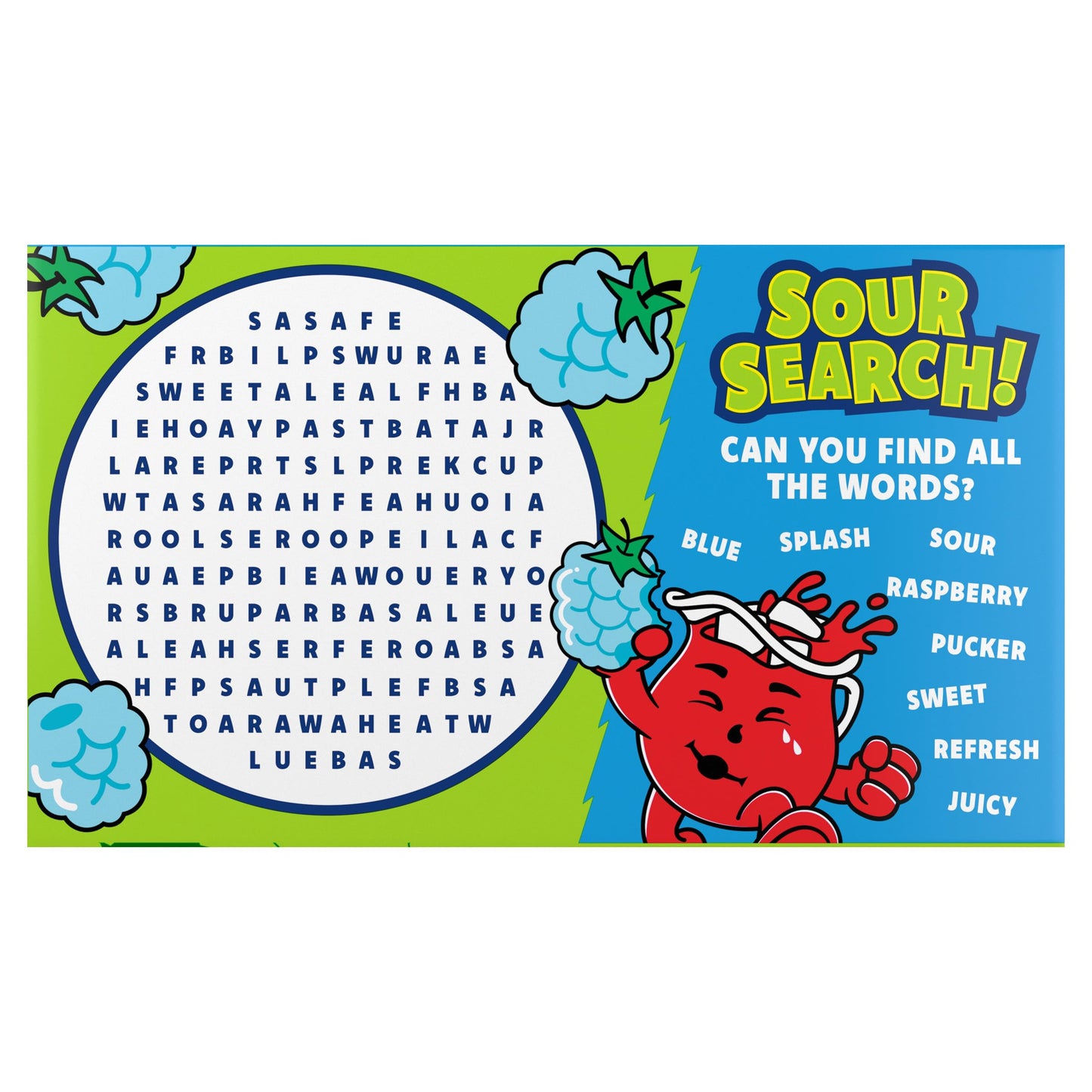 Kool-Aid Sours Frostbite Artificially Flavored Drink, 10 ct Box, 6 oz Pouches