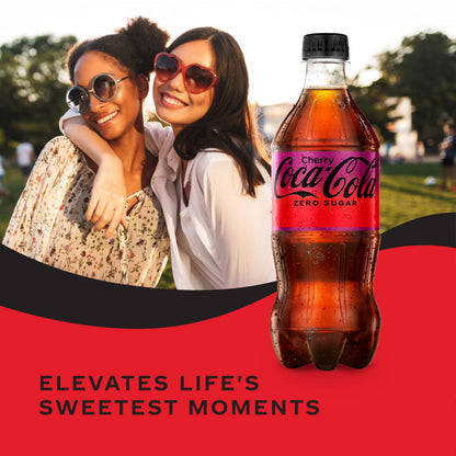 Coca-Cola Coke Cherry Zero Sugar 20 Fl Oz Bottle