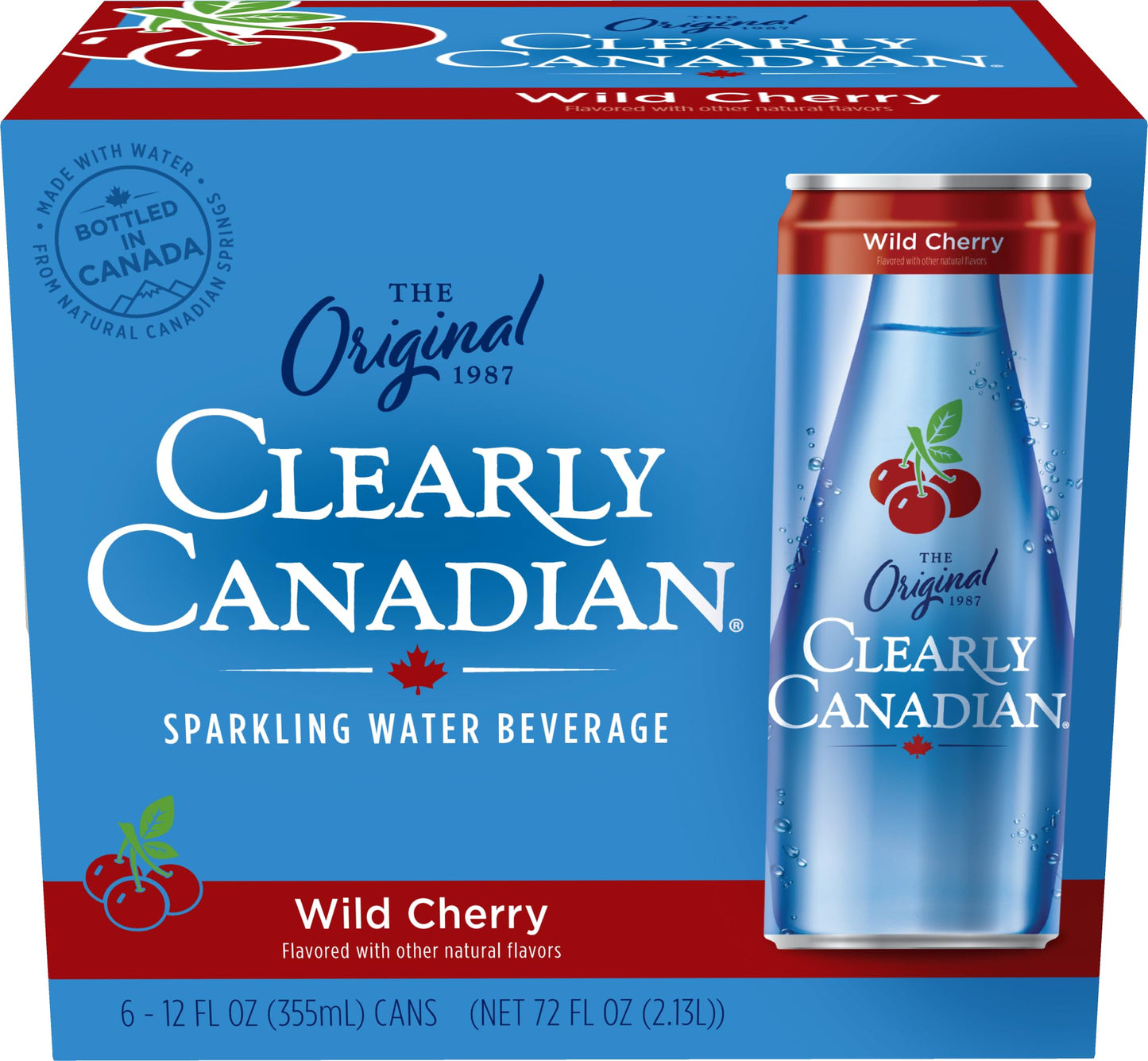 Clearly Canadian Wild Cherry 6pk Cans