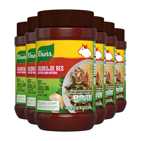 Knorr Granulated Bouillon Beef 2.0 Lb, Pack Of 6