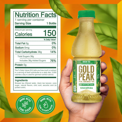 Gold Peak Tea, Green Tea, 18.5 fl oz