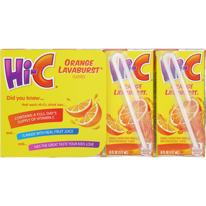 HI-C Orange Lavaburst 6oz 8pk