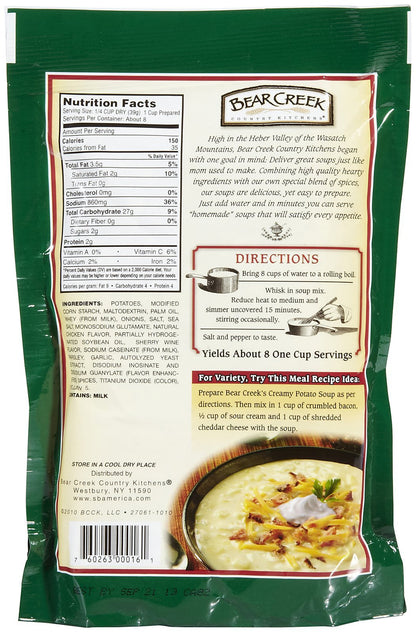Bear Creek Creamy Potato Soup Mix - 11 oz