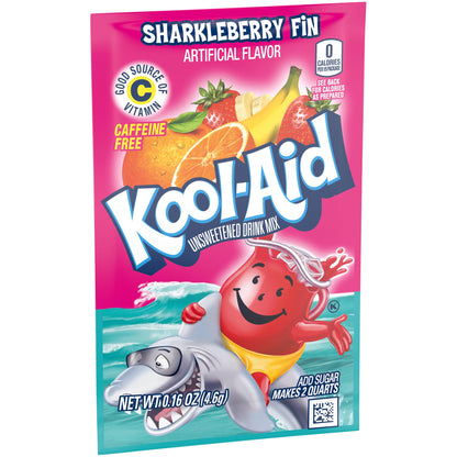 Kool-Aid Unsweetened Caffeine Free Strawberry Orange Punch Zero Calories Powdered Drink Mix 192 Count Pitcher Packets