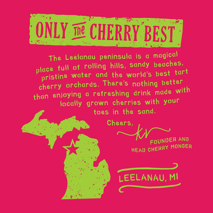 Leelanau Cherry Sweet Iced Tea, 16 fl oz (Pack of 12)