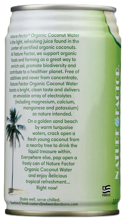 Nature Factor, Coconut Water Young Organic, 10 Fl Oz