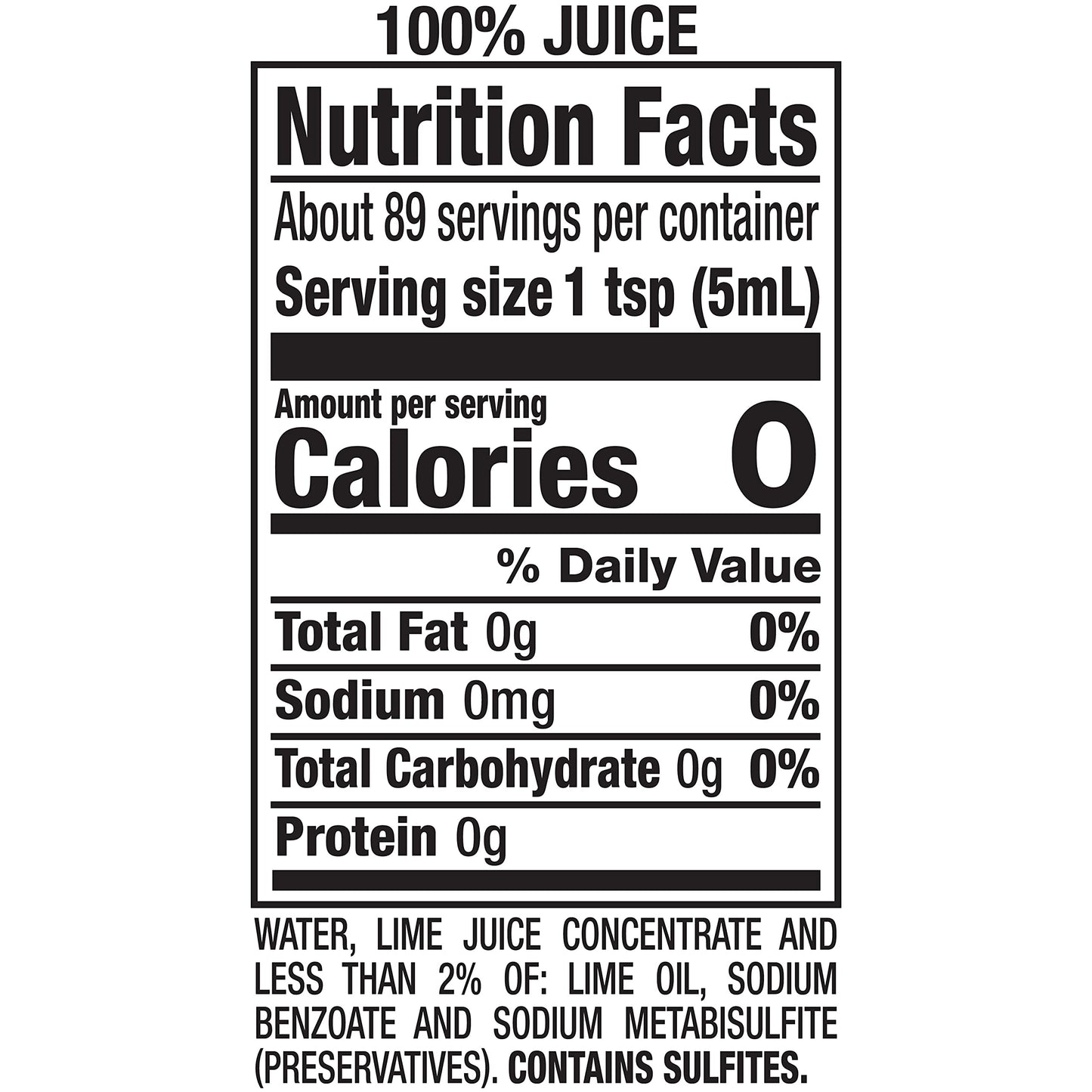ReaLime 100% Lime Juice, 15 fl oz bottle (Pack of 12), Made with Lime Juice from Concentrate, Gluten-Free, Sodium Free, Perfect Mixer to add to Cocktails and Marinades