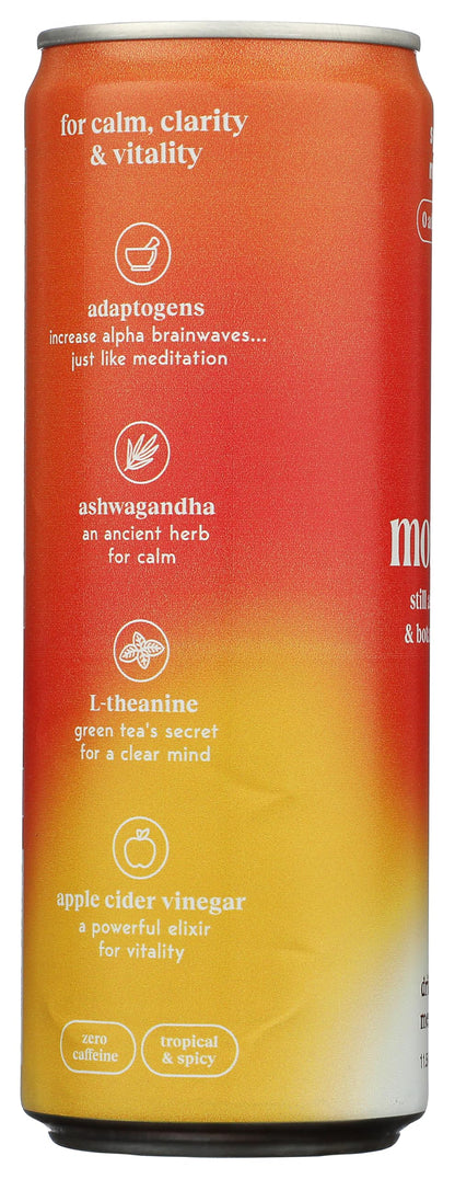 Moment Still Botanical Water, Spiced Mango, No Added Sugar, Caffeine Free, 11.5 Fluid Ounce (Pack of 12)