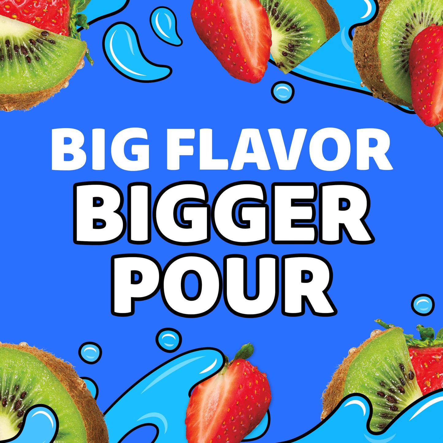 Capri Sun Strawberry Kiwi Flavored Juice Drink Blend from concentrate with other natural flavors, 64 oz Bottle