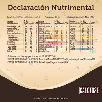 Cal-C-Tose Powdered Chocolate Drink Mix 14.1 oz