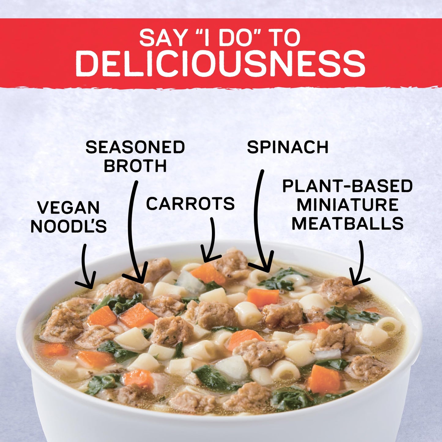 Gardein Plant-Based Meatball Italian Wedding Soup, Vegan, 15 oz.