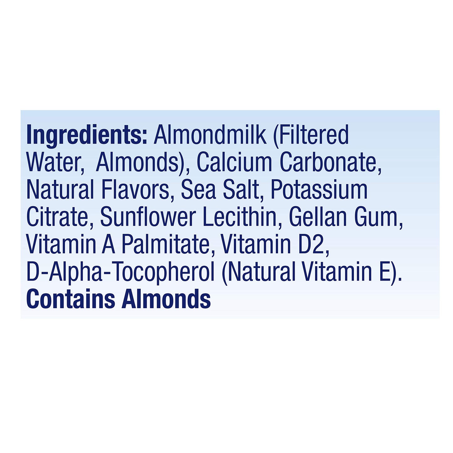 BLUE DIAMOND Unsweetened Vanilla Almondmilk, 0.5 GL