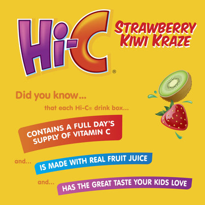 HI-C Strawberry Kiwi Kraze 6oz 8pk