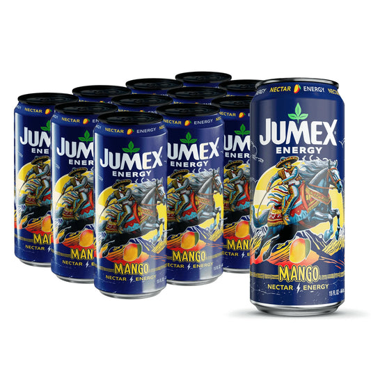 Jumex Mango Nectar Energy Drink, 150 mg of Caffeine, Real Fruit Juice, 15 fl oz (Pack of 12)