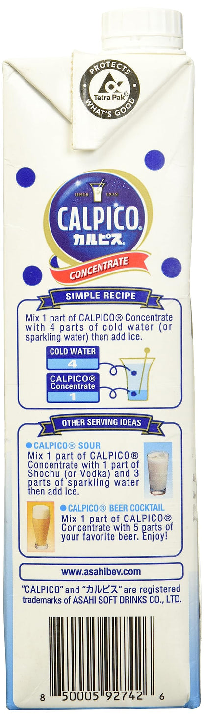 CALPICO Concentrate, Non-Carbonated Beverage Concentrate, Hint of Citrus Flavor, No Artificial Colors Or Preservatives, Unique Sweet and Tangy Asian Drink, (Pack of 1)