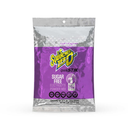 Sqwincher Zero Qwik Stik Sugar Free Watermelon (Pack of 50) and Grape (Pack of 50)