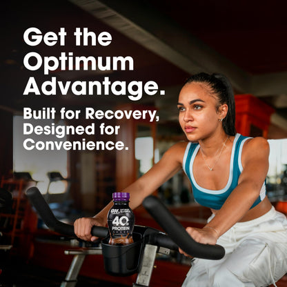 Optimum Nutrition 40g Protein Shake, 40g of Protein, Naturally Flavored, Complete Protein Drink, Chocolate, 14 Fl Oz, 12 Count (Pack of 1) (Packaging May Vary)