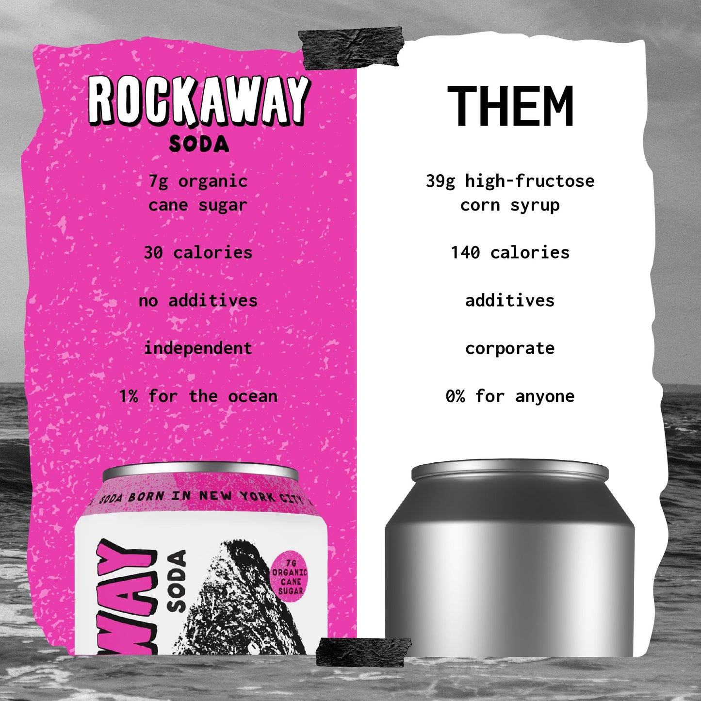 ROCKAWAY Watermelon Guava Soda Drinks - Low calorie drinks made from Real Fruit Juice, All Natural - Soda Pop Drinks Gluten Free, Vegan, GMO Free - 12oz (12 Pack)