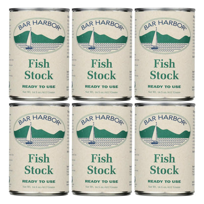 Bar Harbor Fish Stock, 14.5 oz (411g) – Ready-to-Use Haddock Stock, Chef-Favorite for Risotto, Rice & Pasta