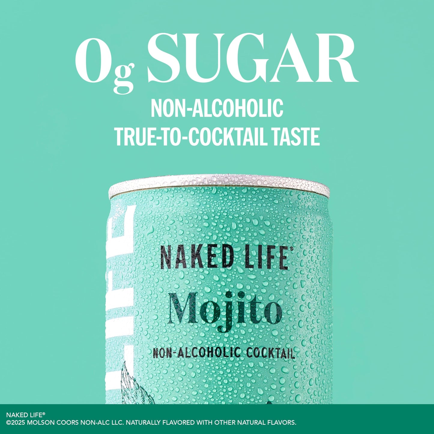 Naked Life Non-Alcoholic Drinks, Mojito 8.4 Fl Oz Cans, Pack Of 4 + Classic G&T 8.4 Fl Oz Cans, Pack Of 4