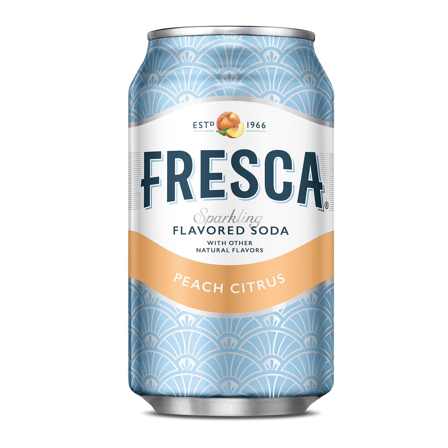 Fresca Peach Soda Sparkling Flavored Soft Drink Zero Calorie and Sugar Free, 12 fl oz, 12 Pack