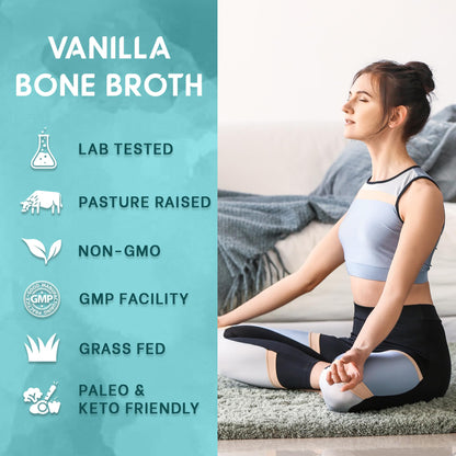 Zammex Beef Bone Broth+ Vanilla Bone Broth